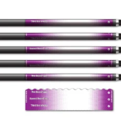 Alternative view of Wave Edge - Gradient Purple on White