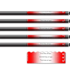 Alternative view of Shorty - Gradient Red on White