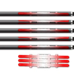Alternative view of Vortex - Gradient Red on White