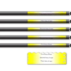 Alternative view of Shorty - Gradient Yellow on White
