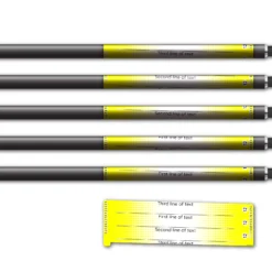 Alternative view of Spin Elite - Gradient Yellow on White