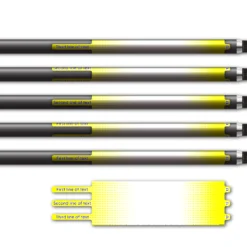 Alternative view of Ultralight - Gradient Yellow on White
