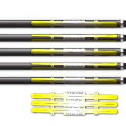Alternative view of Vortex - Gradient Yellow on White