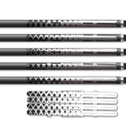 Alternative view of 4 fletch Vortex - Halftone Black