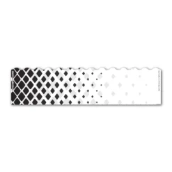 Wave Edge - Halftone Black