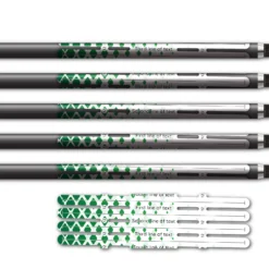 Alternative view of 4 fletch Vortex - Halftone Green