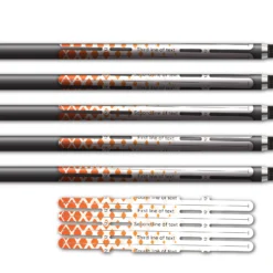 Alternative view of 4 fletch Vortex - Halftone Orange