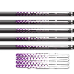 Alternative view of 4 fletch Vortex - Halftone Purple
