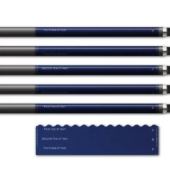 Alternative view of Wave Edge - Metallic Blue