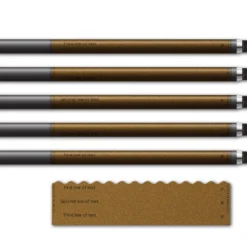 Alternative view of Wave Edge - Metallic Gold