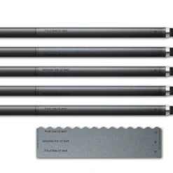 Alternative view of Wave Edge - Metallic Silver