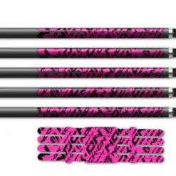 Alternative view of 4 fletch Vortex - Nock On Repeat Fluor Pink