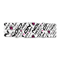 4 fletch Vortex - Nock On Repeat Pink Logo