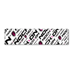 Wave Edge - Nock On Repeat Pink Logo