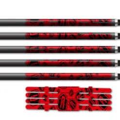 Alternative view of 4 fletch Vortex - Nock On Scatter Fluor Red