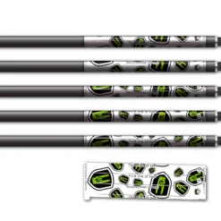 Alternative view of Spin Elite - Nock On Scatter Green Logo