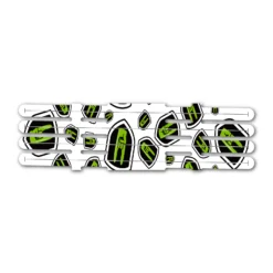 4 fletch Vortex - Nock On Scatter Green Logo