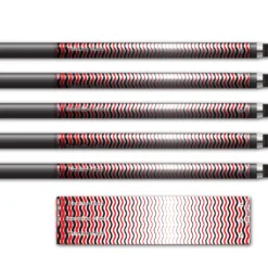 Alternative view of Regular - Wave Stripes Black Red