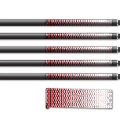 Alternative view of Spin Elite - Wave Stripes Black Red