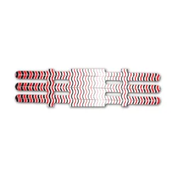 Vortex - Wave Stripes Black Red