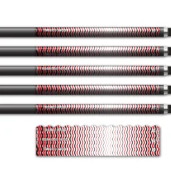 Alternative view of Wave Edge - Wave Stripes Black Red