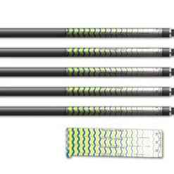 Alternative view of Spin Elite - Wave Stripes Blue Yellow