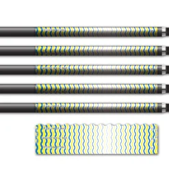 Alternative view of Wave Edge - Wave Stripes Blue Yellow