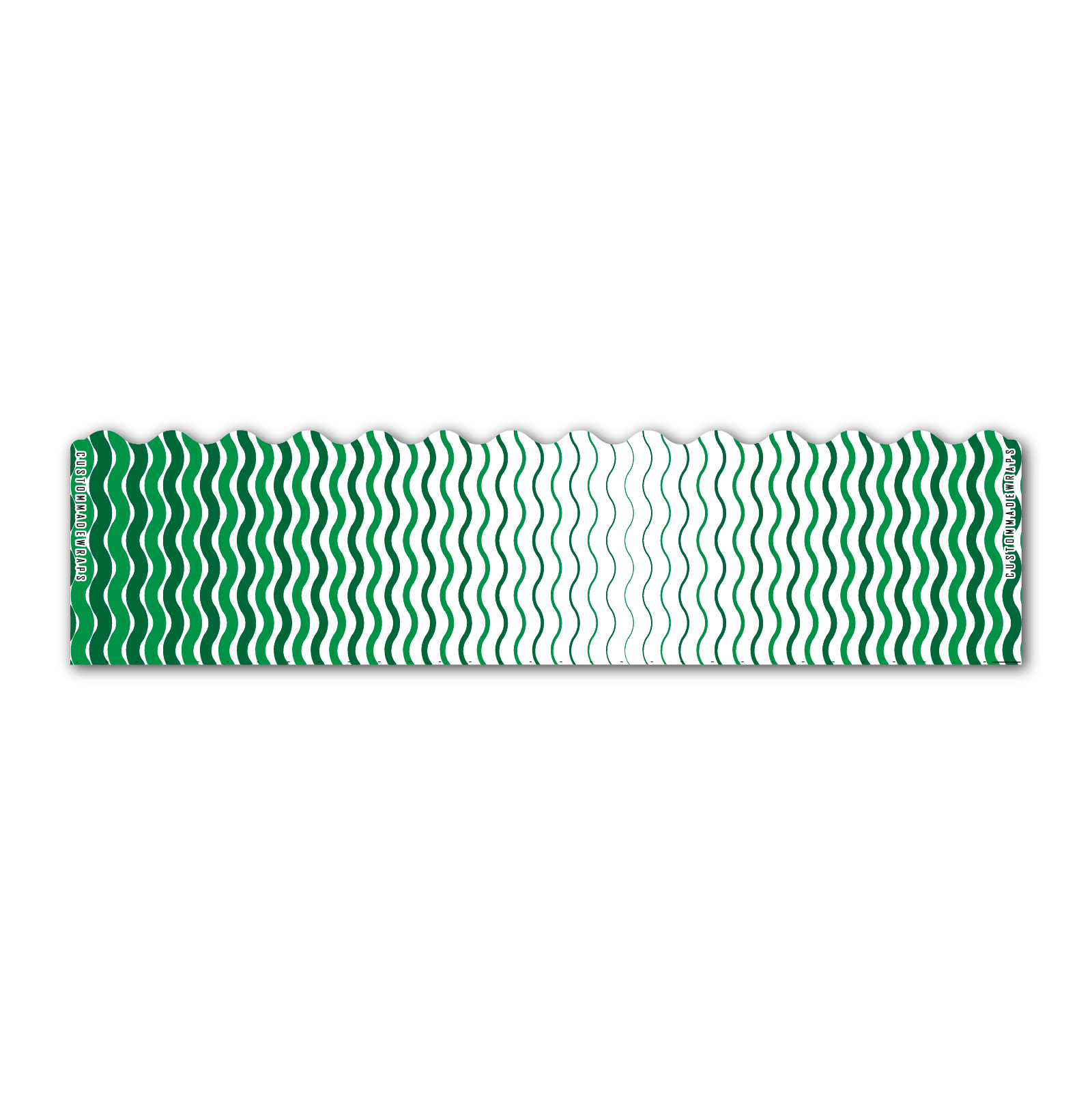 Wave Wraps Wave Edge - Wave Stripes Green - CustomMadeWraps.com