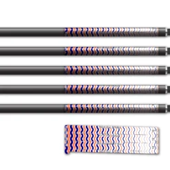 Alternative view of Spin Elite - Wave Stripes Navy Coral