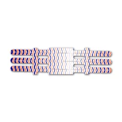 Vortex - Wave Stripes Navy Coral