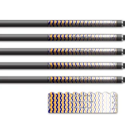 Alternative view of Shorty - Wave Stripes Navy Orange