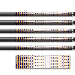 Alternative view of Wave Edge - Wave Stripes Navy Orange