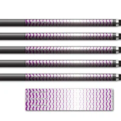 Alternative view of Regular - Wave Stripes Purple Silver