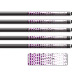 Alternative view of Shorty - Wave Stripes Purple Silver