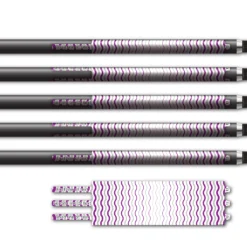 Alternative view of Ultralight - Wave Stripes Purple Silver