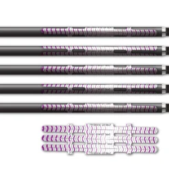 Alternative view of Vortex - Wave Stripes Purple Silver