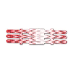 Vortex - Wave Stripes Red