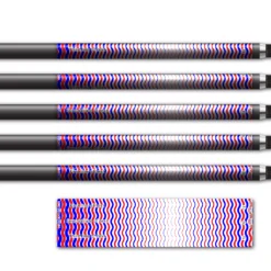 Alternative view of Regular - Wave Stripes Red Blue
