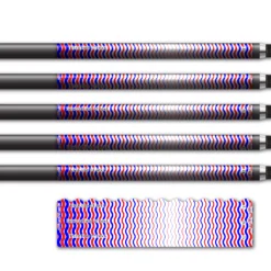 Alternative view of Wave Edge - Wave Stripes Red Blue