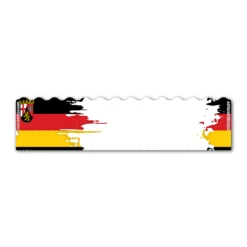 Wave Edge - National Flag Rheinland-Pfalz
