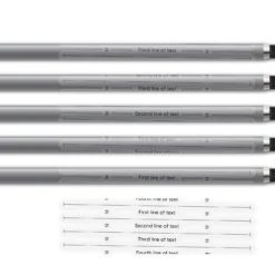 Alternative view of 4 fletch Vortex - Matt Clear (for light colored shafts)