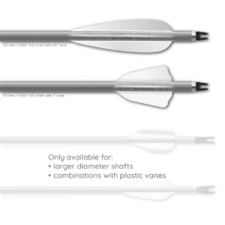 4 fletch Vortex - Matt Clear (for light colored shafts) - Image 3