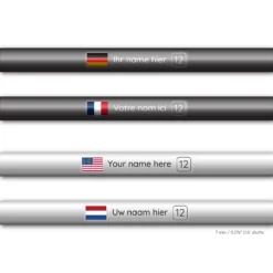 Alternative view of Name stickers - Matt Clear (96 pc)