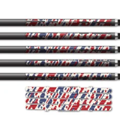 Alternative view of 4 fletch Vortex - Camo Patriot