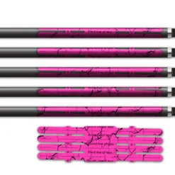 Alternative view of 4 Fletch Vortex - Shattered Fluor Pink