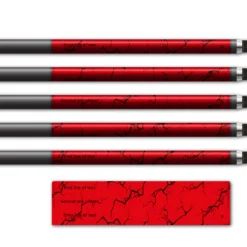 Alternative view of Regular - Shattered Fluor Red