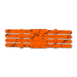 4 Fletch Vortex - Shattered Fluor Red Orange