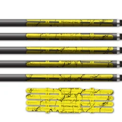 Alternative view of 4 Fletch Vortex - Shattered Fluor Yellow