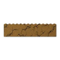 Wave Edge - Shattered Metallic Gold