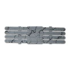 4 Fletch Vortex - Shattered Metallic Silver